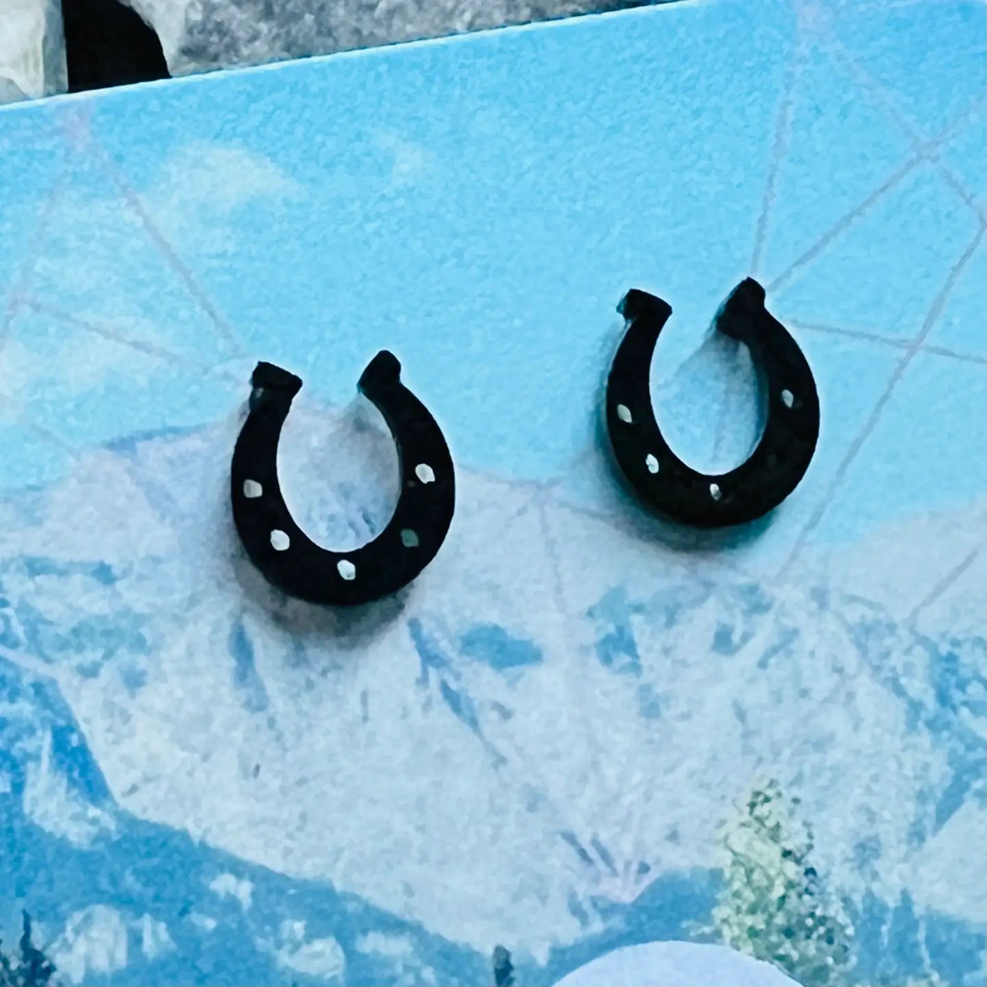 Horseshoe Stud Earrings