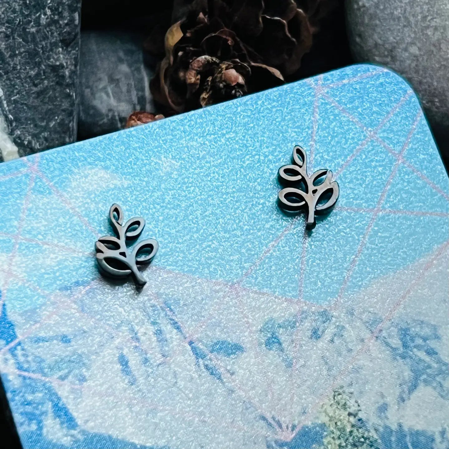 Leaves Stud Earrings