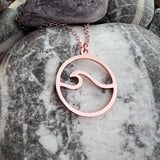 Round Ocean Wave Necklace