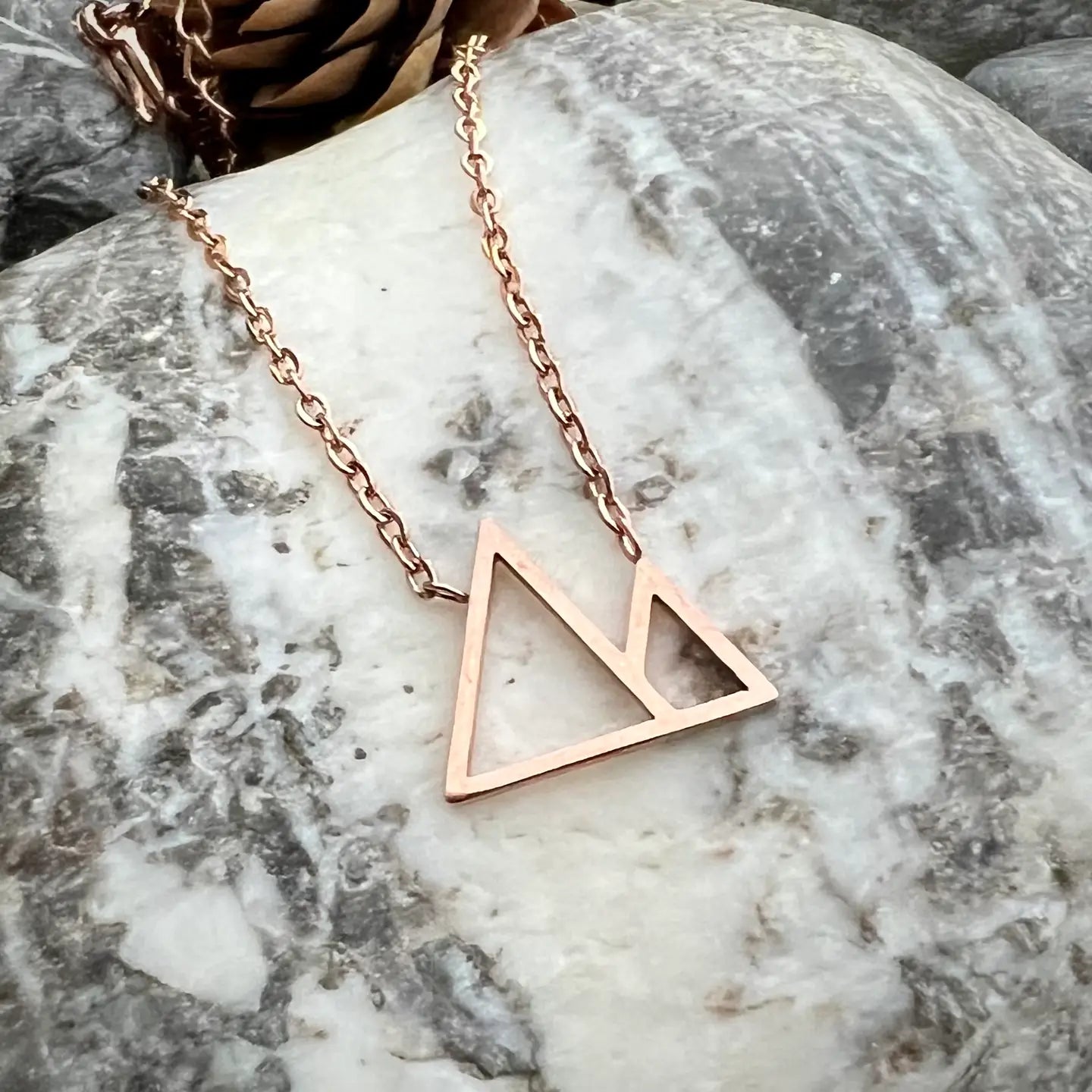 Triangle Mountains Necklace