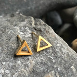 Triangle Stud Earrings