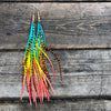 "HoopWest" Solid & Grizzly Rainbow Earrings