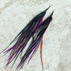 "HoopWest" Extra Long & Full - Black, Iridescent Deep Green, Brown, Purple & Grizzly