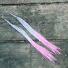 "HoopWest" Grey & Pink Fade Earrings