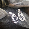 Stainless steel butterfly wing studs