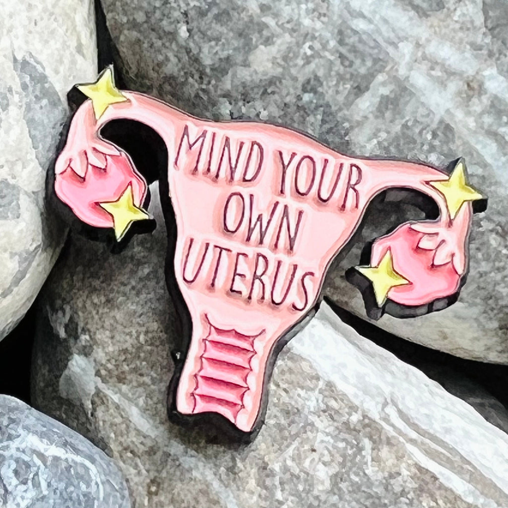 Uterus enamelled pin