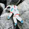 Astronaut Spaceman enamelled pin