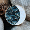 Night Sky and Moon enamelled pin