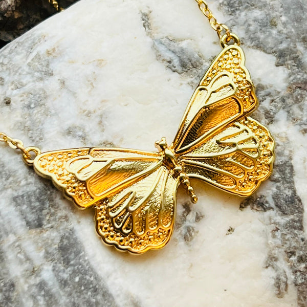 Butterfly pendant stainless