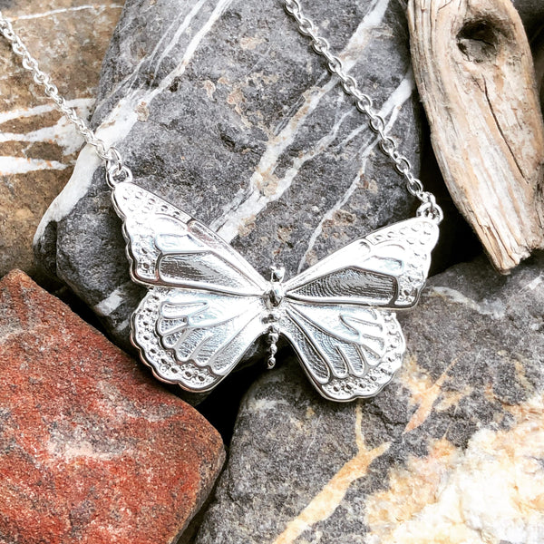 Butterfly pendant stainless