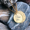 I love you to the Moon and Back necklace set