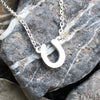 Horseshoe stainless steel necklace
