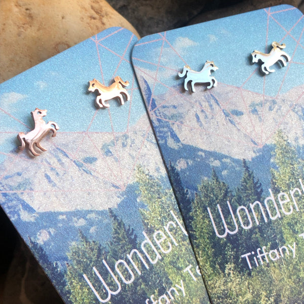 Horse stainless steel studs